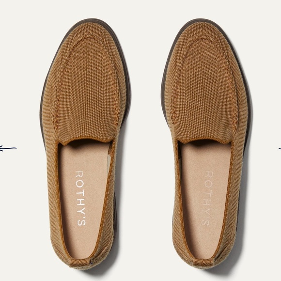 Rothy's The Lug Loafer Teak Herringbone Size 9.5, In Box, EUC Like New - Picture 5 of 7